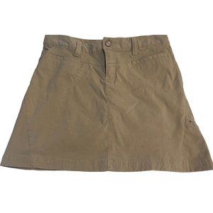 ATHLETA Dipper Hiking Skort Skirt Athletic Outdoors Active Tan Women  Size  4